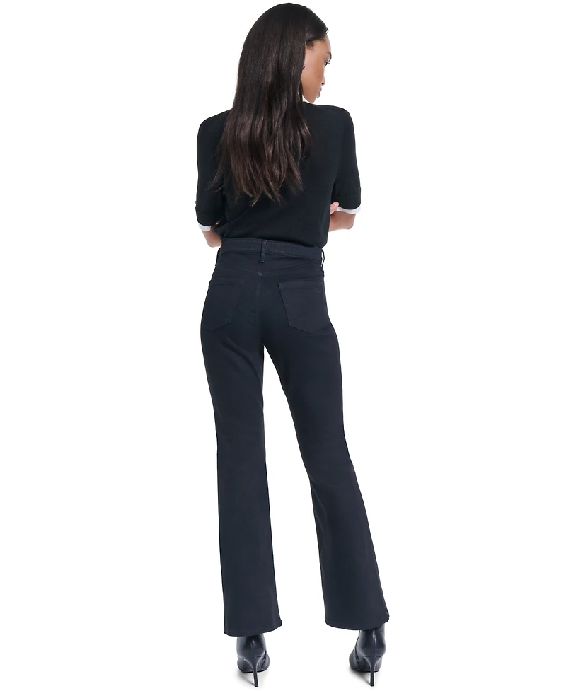 Karl Lagerfeld Paris Women's Charm Detail Bootcut Jeans