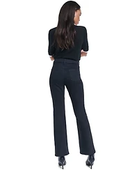 Karl Lagerfeld Paris Women's Charm Detail Bootcut Jeans