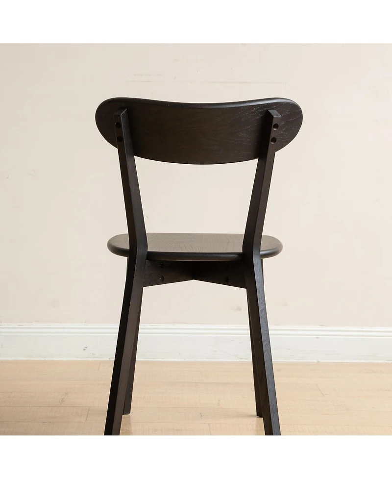 sumyeg Solid Oak Dining Chair with Fas Grade Wood Frame for Dining Room and Living Room