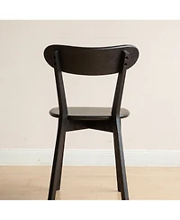 sumyeg Solid Oak Dining Chair with Fas Grade Wood Frame for Dining Room and Living Room