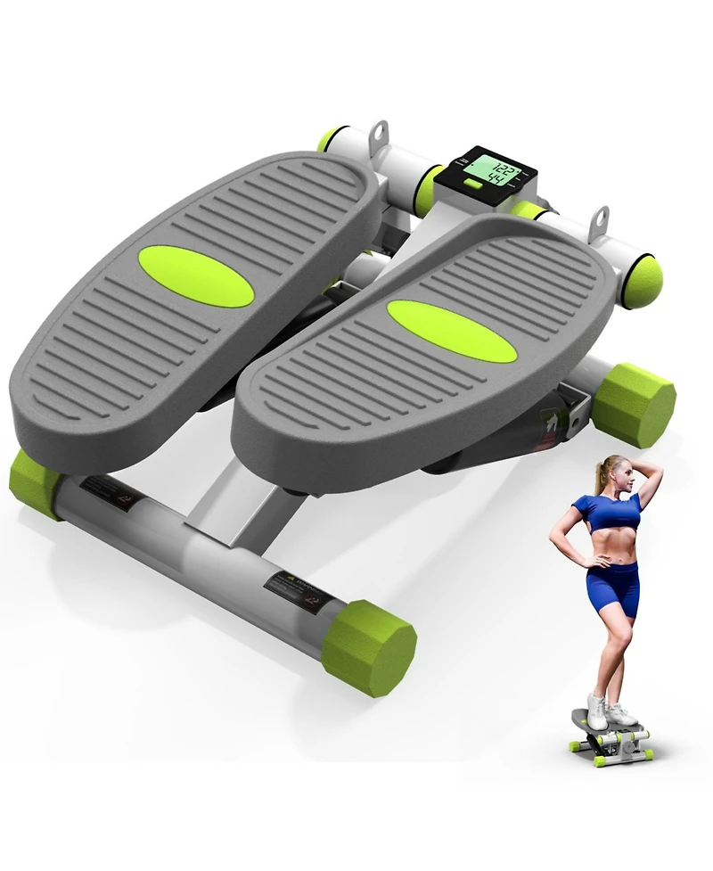 Harison Mini Stepper with Lcd Monitor, 330LBS Capacity Portable Stair Stepper