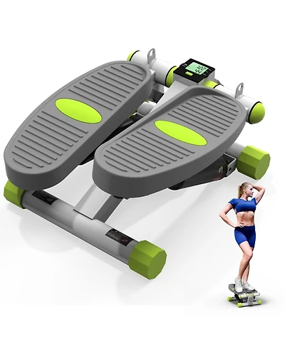 Harison Mini Stepper with Lcd Monitor, 330LBS Capacity Portable Stair Stepper