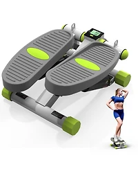 Harison Mini Stepper with Lcd Monitor, 330LBS Capacity Portable Stair Stepper