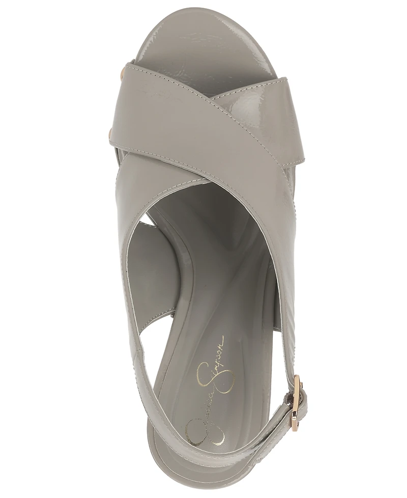 Jessica Simpson Women's Caulira Crossband Platform Sandals