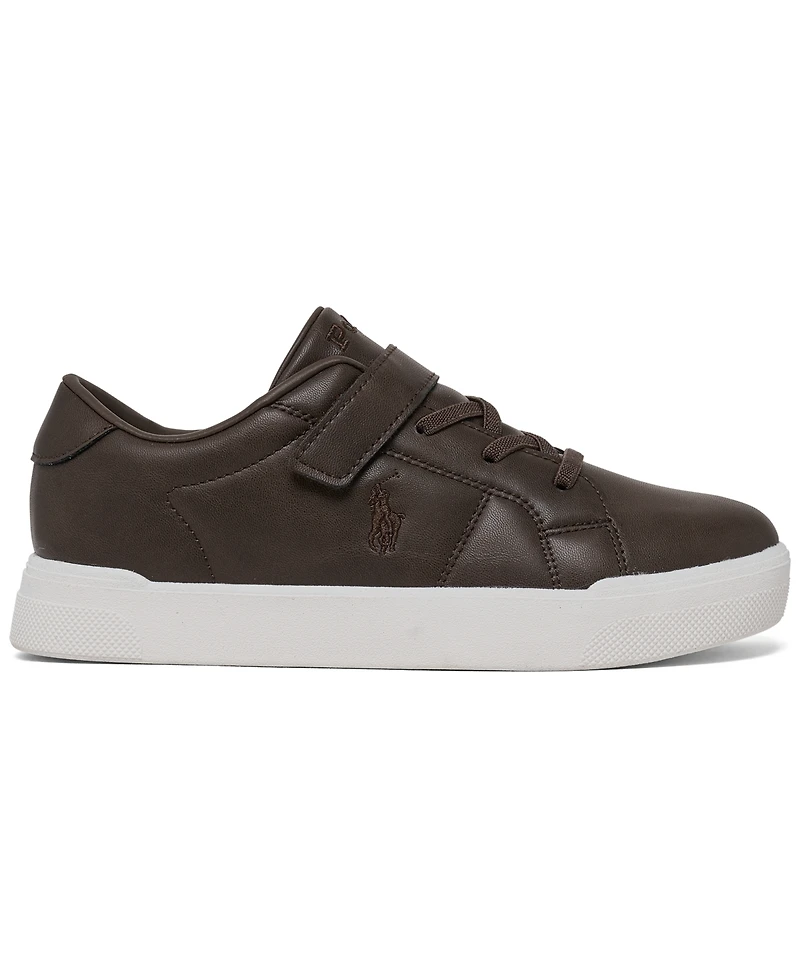 Polo Ralph Lauren Little Kids Sutton Fastening Strap Sneakers from Finish Line