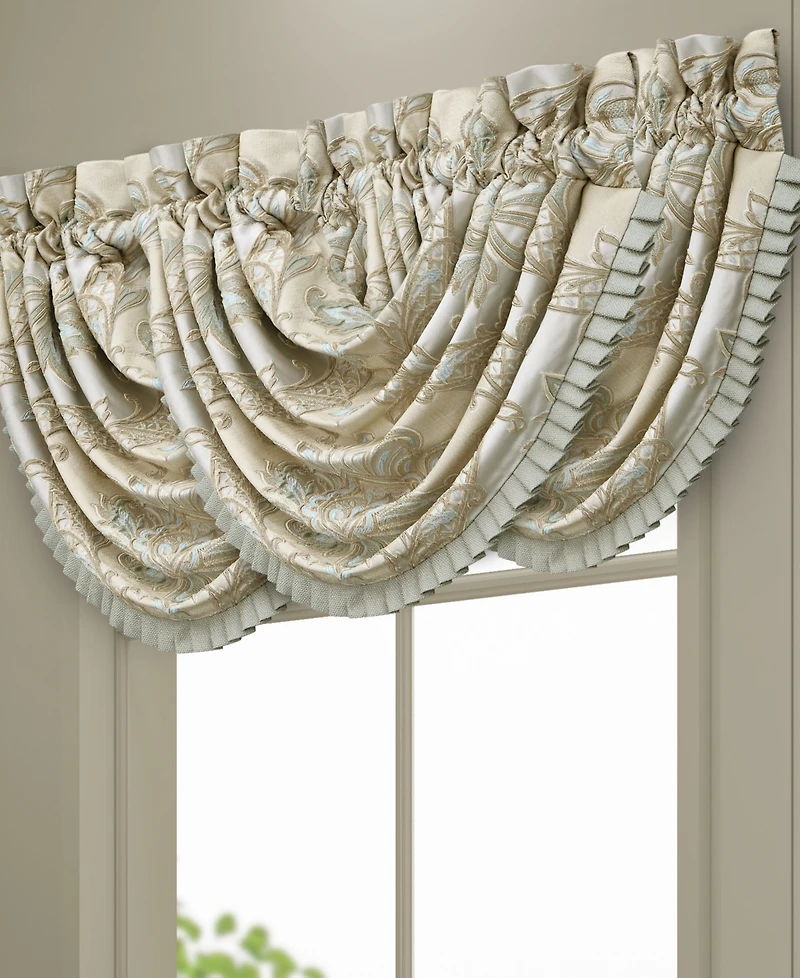 J Queen New York Rita Window Waterfall Valance, 33" x 43"