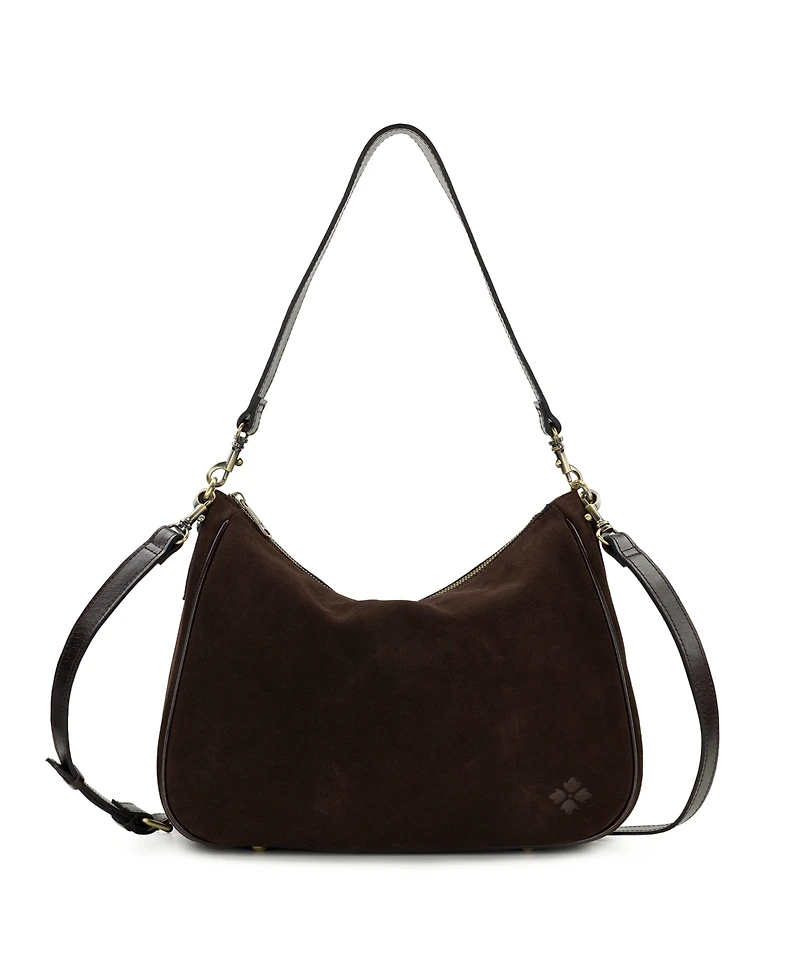 Patricia Nash Athani Suede Large Shoulder Handbag