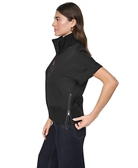 Dkny Women's Half-Zip Collar Jacket