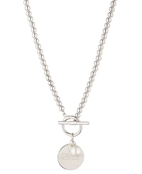 Lauren Ralph Lauren Sterling Silver Imitation Pearl Drop Necklace