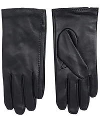 Lauren Ralph Lauren Women's Side Vent Leather Touch Gloves