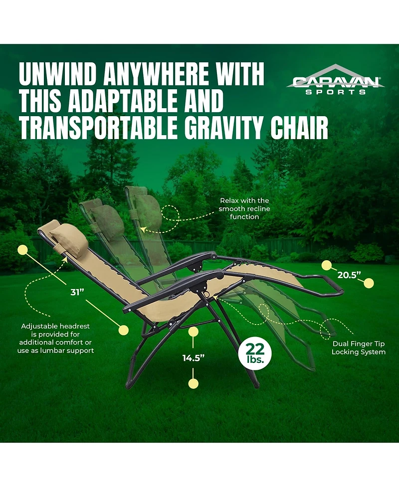 Aofar Zero Gravity Recliner Lounge Chair Adjustable Headrest
