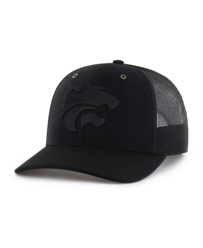 Carhartt x '47 Men's Black Kansas State Wildcats Trucker Adjustable Hat