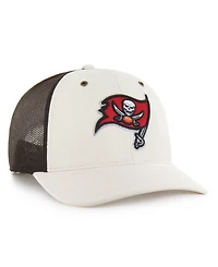 Carhartt x '47 Men's Natural/Brown Tampa Bay Buccaneers Undyed Trucker Adjustable Hat