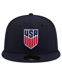 New Era Men's Navy Usmnt 59FIFTY Fitted Hat