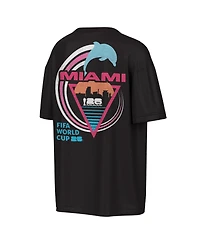 Outerstuff Men's Black Fifa World Cup 2026 Miami Big City Poster T-Shirt