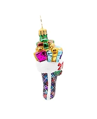 Christopher Radko 3" 2026 Stacked Holiday Joy Gem Ornament