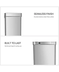 18-Gallon Extra Large Motion Sensor Kitchen Trash Can, Stainless Steel Automatic Touchless with Silent Close Lid
