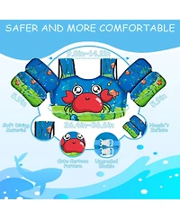 Aofar Floatiess Swim Vest Kids Arm Wings Toddler Pool Safety Jacket