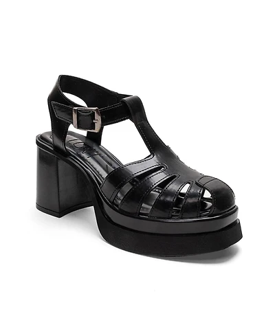 Prologue Shoes Women's Rovena Platform Block Heel Sandal