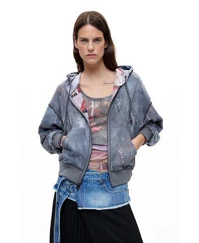 Desigual Women's Reversible Printed Sweatshirt