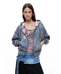 Desigual Women's Reversible Printed Sweatshirt