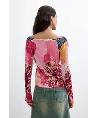 Desigual Women's Floral Printed Sweater