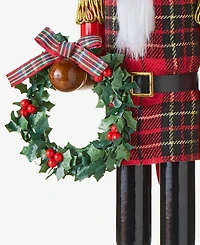 Holiday Lane Heritage Checker with Wreath Nutcracker, Macy's Exclusive