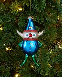 Macy's 100th Thanksgiving Day Parade Glass Elf Ornament, Macy's Exclusive
