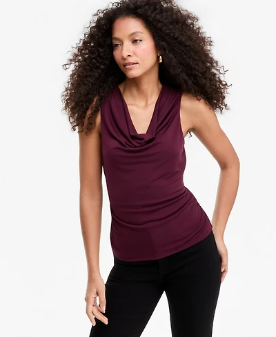 I.n.c. International Concepts Women's Sleeveless Cowl Neck Tank, Macy's Exclusive