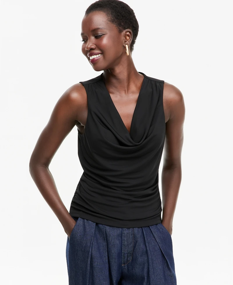 I.n.c. International Concepts Women's Sleeveless Cowl Neck Tank, Macy's Exclusive