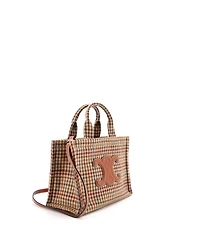 Pre-Owned Celine Small Cabas Thais Tote Tweed
