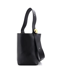 Pre-Owned Loewe Pebble Bucket Bag Leather