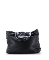 Pre-Owned Saint Laurent Debossed Logo Tote Padded Leather