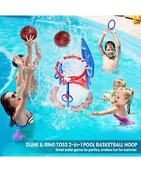 Gnuadz Pool Basketball Hoop Ring Toss Floating Games