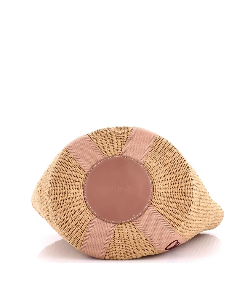 Pre-Owned Chloe Large x Mifuko Woody Tote Raffia