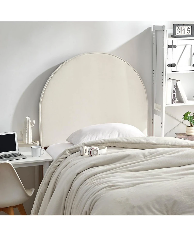 DormCo Tavira Allure Right Side Outlet Headboard - Rounded Corded