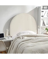 DormCo Tavira Allure Right Side Outlet Headboard - Rounded Corded