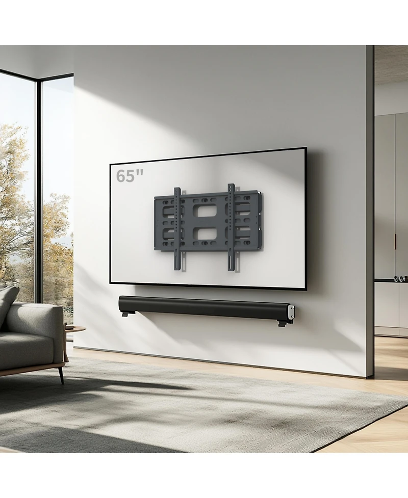 Unho Heavy Duty Full Motion Tv Wall Mount for 40-85 Inch Tvs Swivel TV Bracket Max Vesa 600x400mm up to 220 lbs