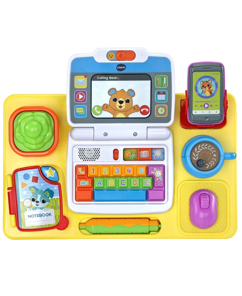 VTech Little Ceo Learning Desk Interactive Role-Play Learning Toy with Letters, Numbers & Music, Ages 9–36 Months