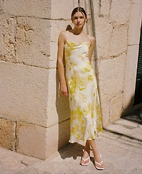 French Connection Women's Printed Cowl Neck Dress