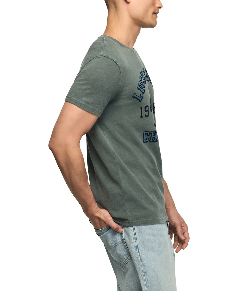 Lucky Brand Men's Bowl Champs Graphic T-Shirt