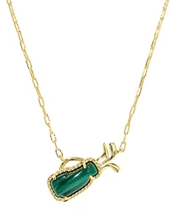 Kendra Scott 14k Gold-Plated Imitation Pearl Golf Short Pendant Necklace