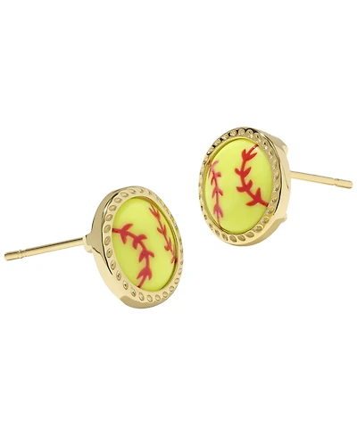 Kendra Scott 14k Gold-Plated Softball Stud Earrings