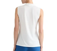 Kasper Women's Embellished-Tie-Neck Sleeveless Top