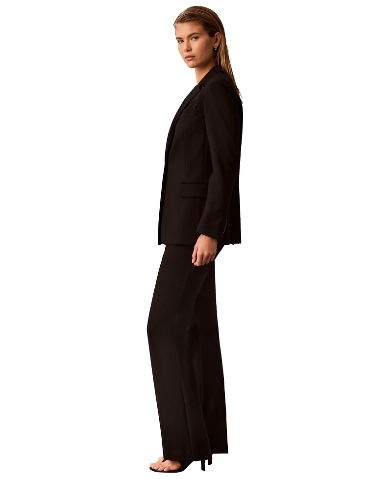 Calvin Klein Petite High-Rise Pull-On Bootcut Pants