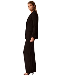 Calvin Klein Petite High-Rise Pull-On Bootcut Pants