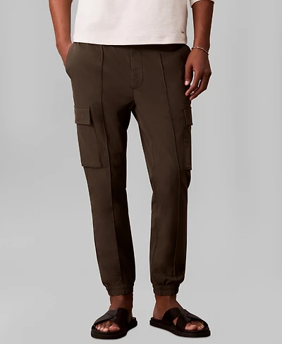Calvin Klein Men's Tech Dobby Slim-Fit Cargo Pants
