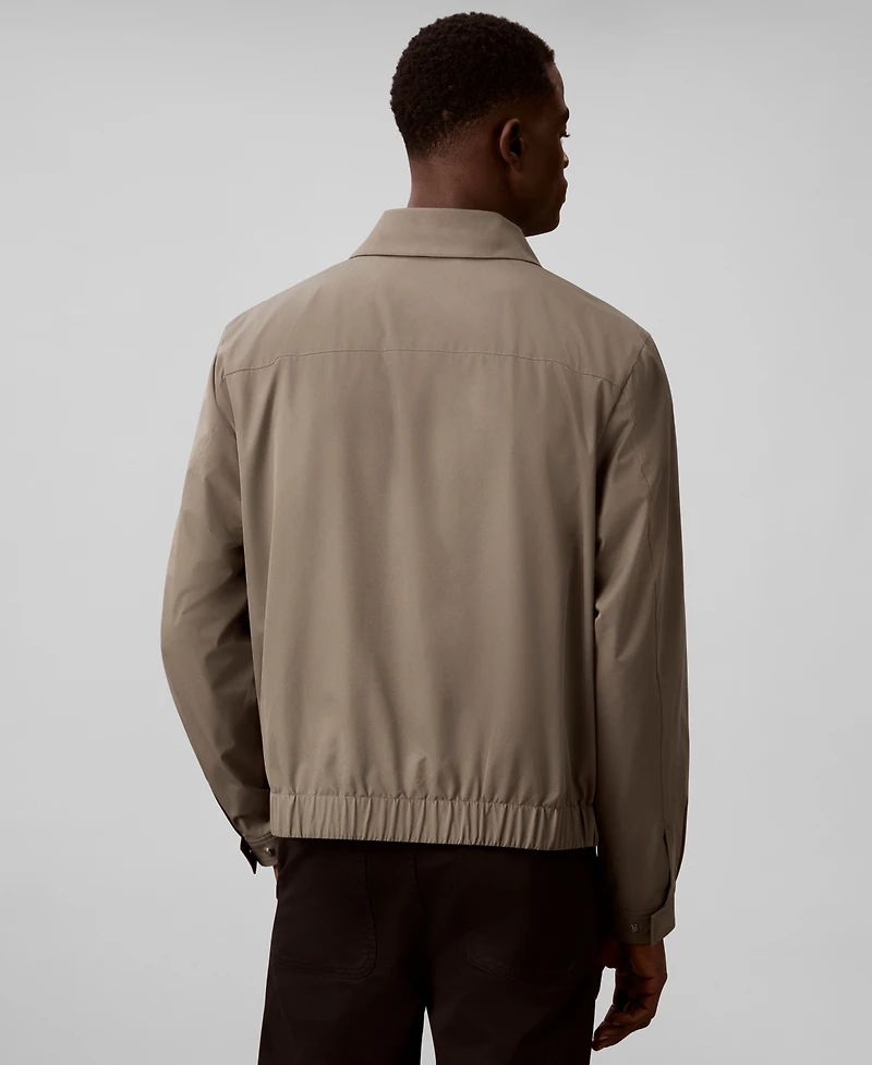 Calvin Klein Men's Nylon Classic Blouson Shirt Jacket
