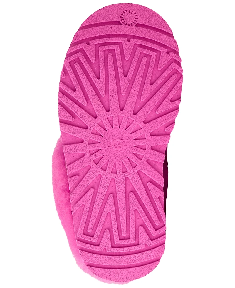 Ugg Baby Girls Round Toe Disquette Slippers