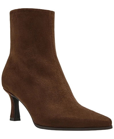 Anne Klein Women's Cosia Microsuede Pointed Toe Heeled Dress Booties